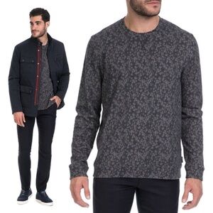 Ted Baker Furlow Sweatshirt / Sweater, Grey 2 - Preppy, Casual, Quiet Luxury
